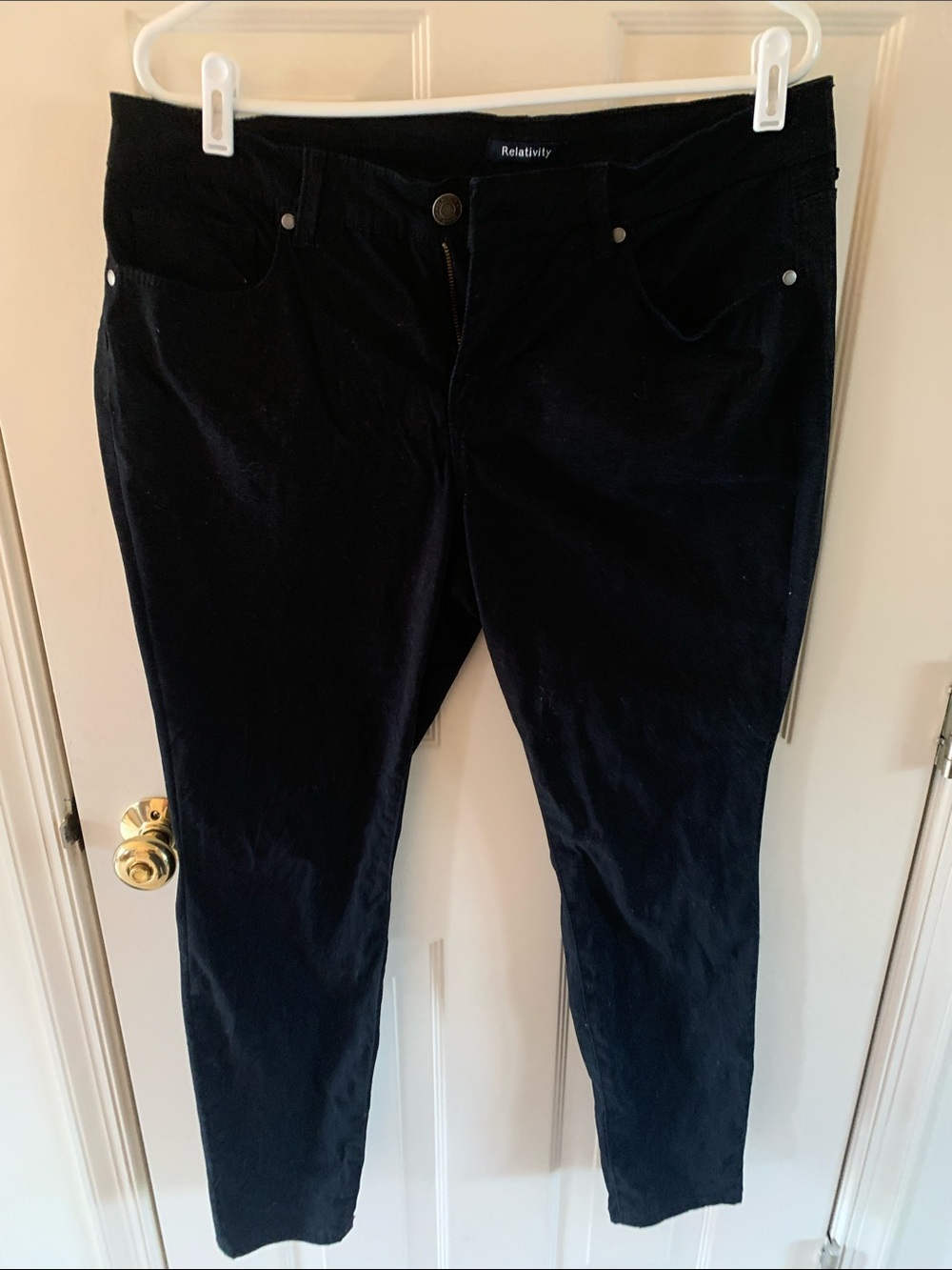 Relativity Black  Slim Trousers
